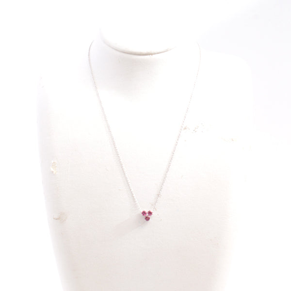 Tiffany & Co White Gold Tourmaline Necklace in Great Condition