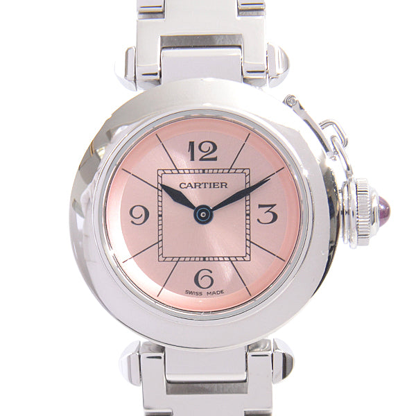 Cartier Miss Pasha Pink Dial Quartz Watch W3140008