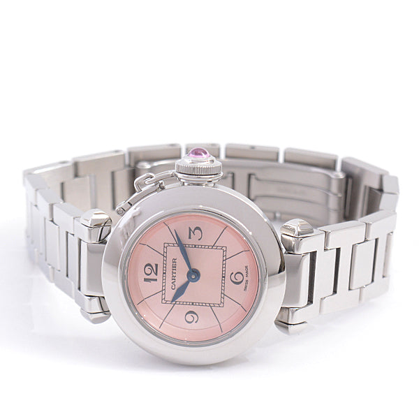 Cartier Miss Pasha Pink Dial Quartz Watch W3140008