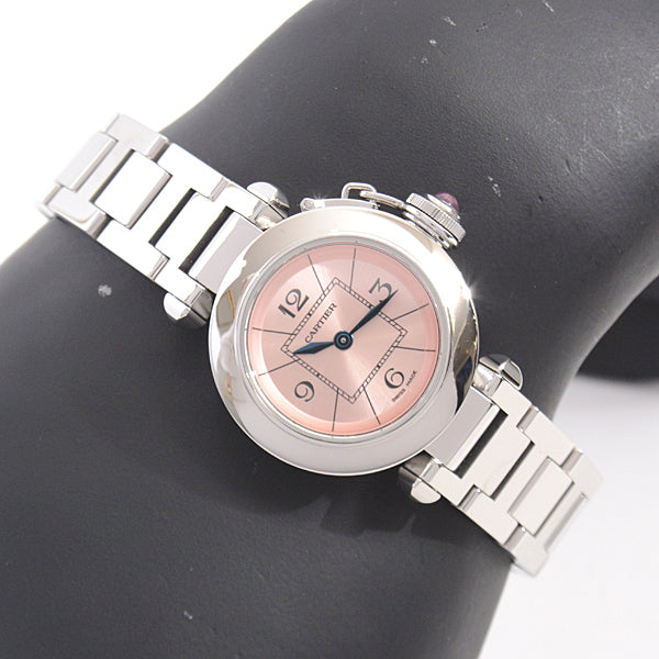 Cartier Miss Pasha Pink Dial Quartz Watch W3140008