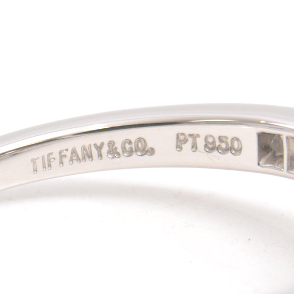 Tiffany & Co PT950 Diamond Ribbon Motif Ring 15