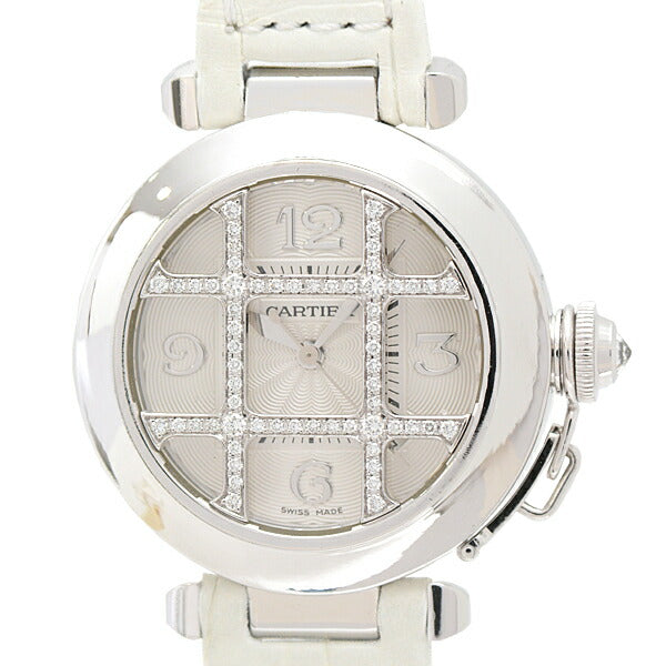 Cartier Pasha 32mm Diamond Automatic Watch WJ101456