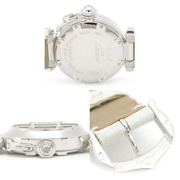 Cartier Pasha 32mm Diamond Automatic Watch WJ101456