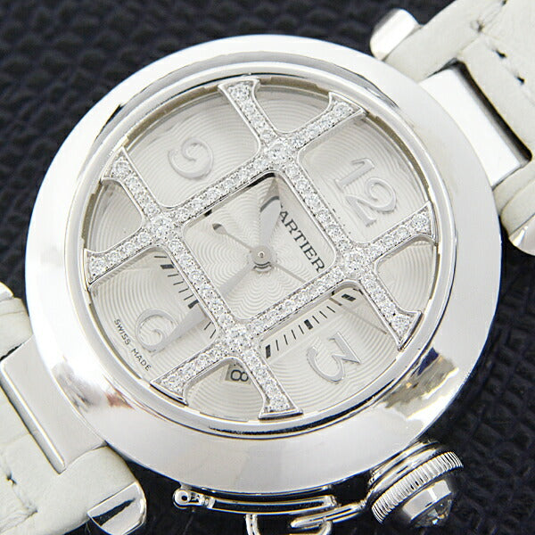 Cartier Pasha 32mm Diamond Automatic Watch WJ101456