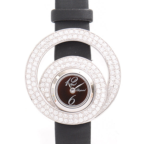 Chopard 750WG Diamond Double Bezel Quartz Watch 4534/1