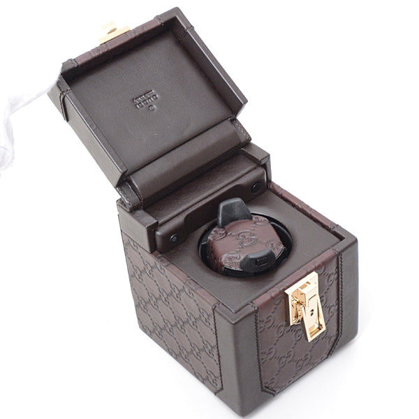 Gucci GG Watch Winder Battery Operated Brown