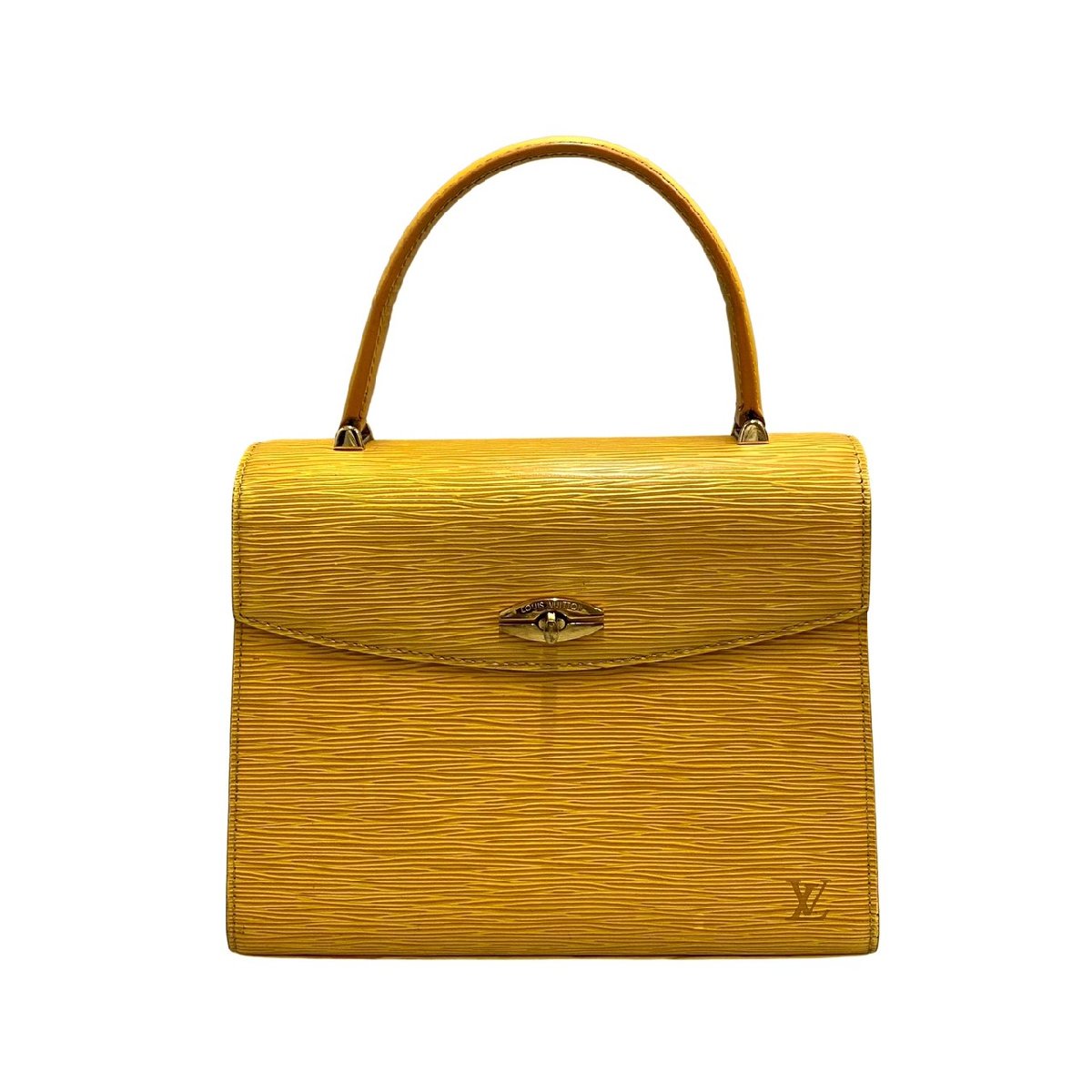 Louis Vuitton Malesherbes Handbag Leather Handbag M52379 in Good condition