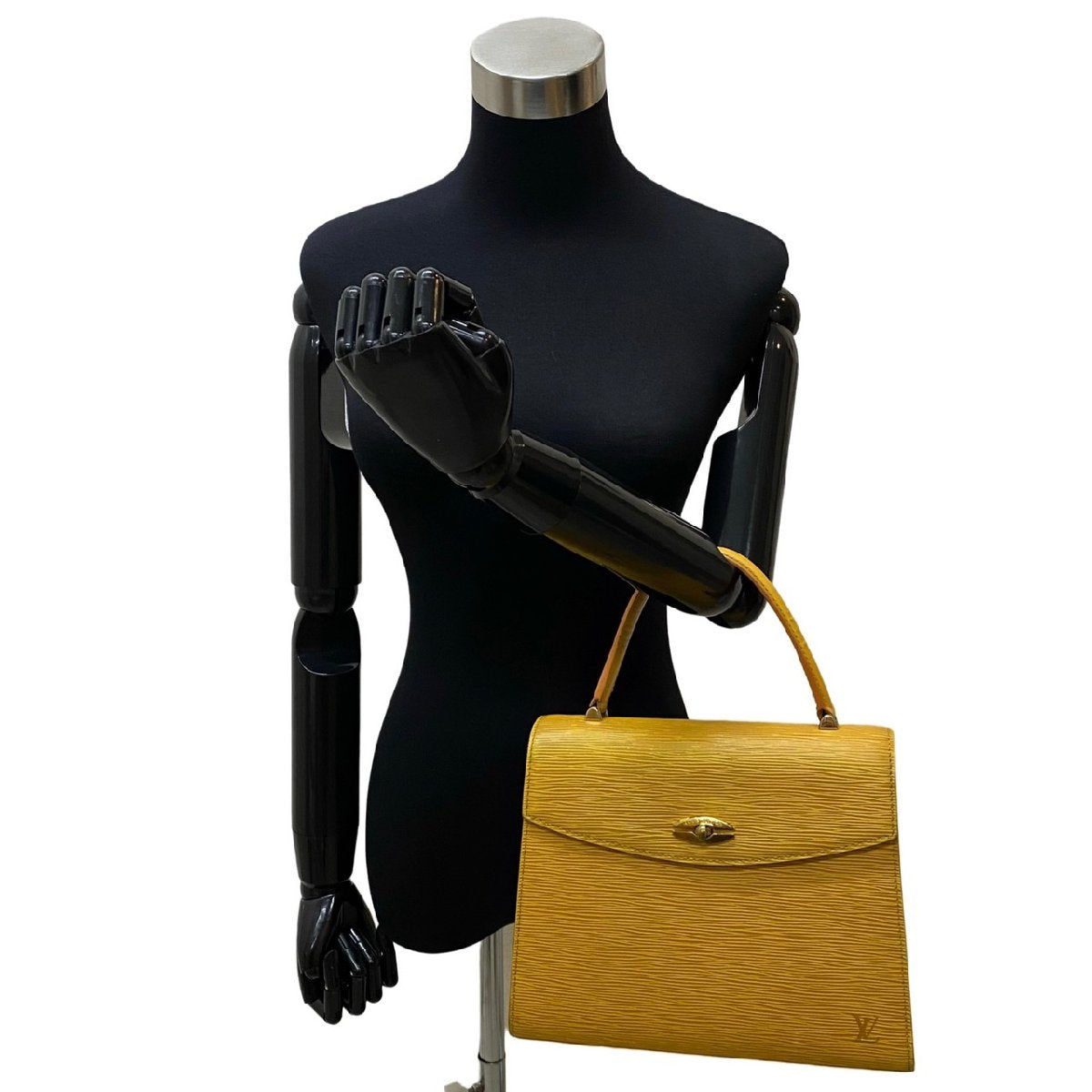 Louis Vuitton Malesherbes Handbag Leather Handbag M52379 in Good condition
