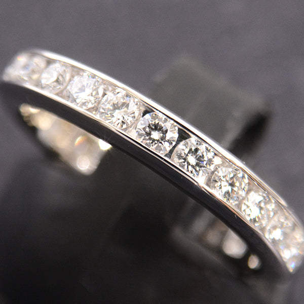 Harry Winston PT950 Diamond Full Channel Set Ring