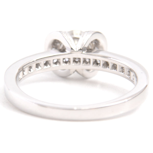 Tiffany & Co PT950 Platinum Diamond Ribbon Motif Ring