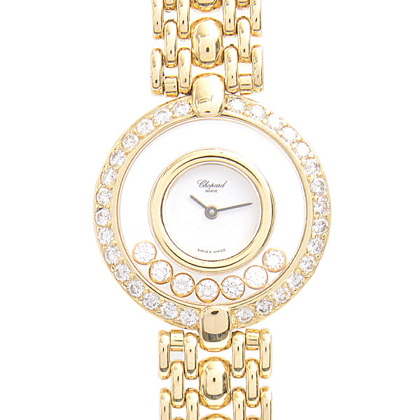 Chopard 750YG Happy Diamonds Quartz Watch with Diamond Bezel