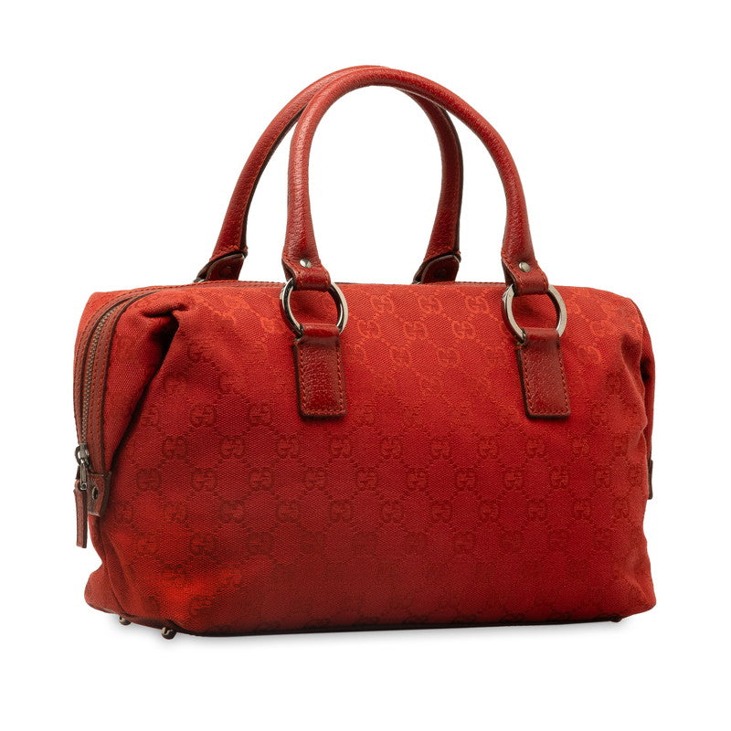 Gucci GG Canvas Boston Bag Canvas Handbag 113009 in Good condition