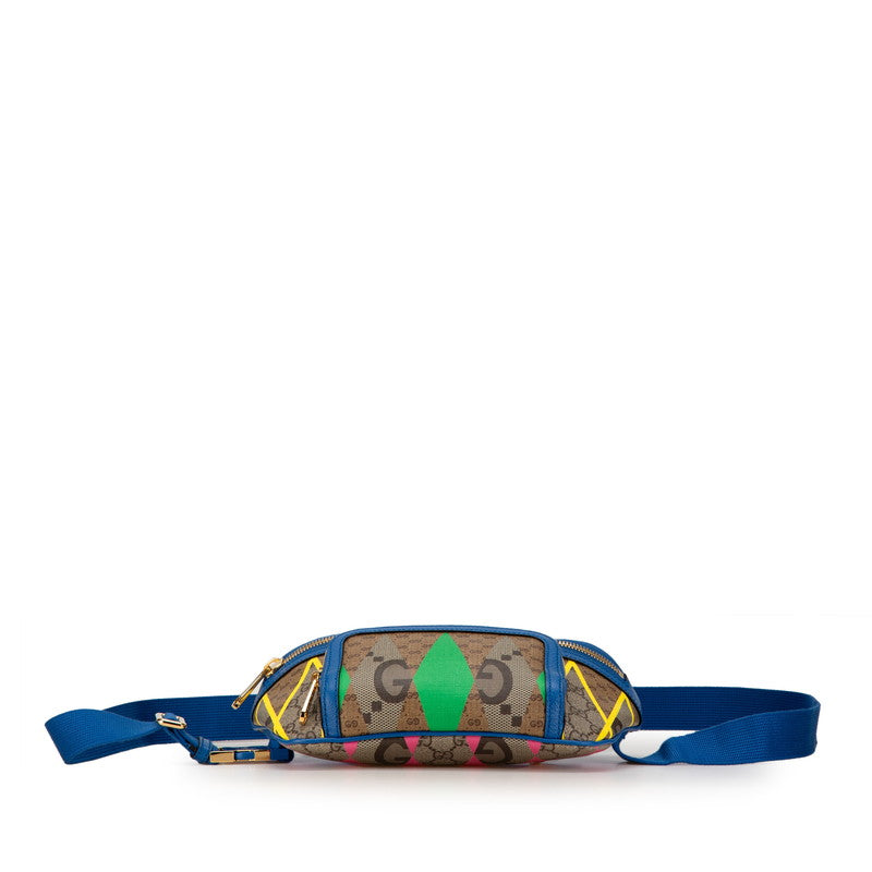 Gucci GG Rhombus PVC Leather Waist Bag 733240