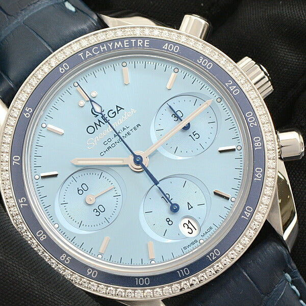 Omega Speedmaster Co-Axial Chronograph Blue Dial