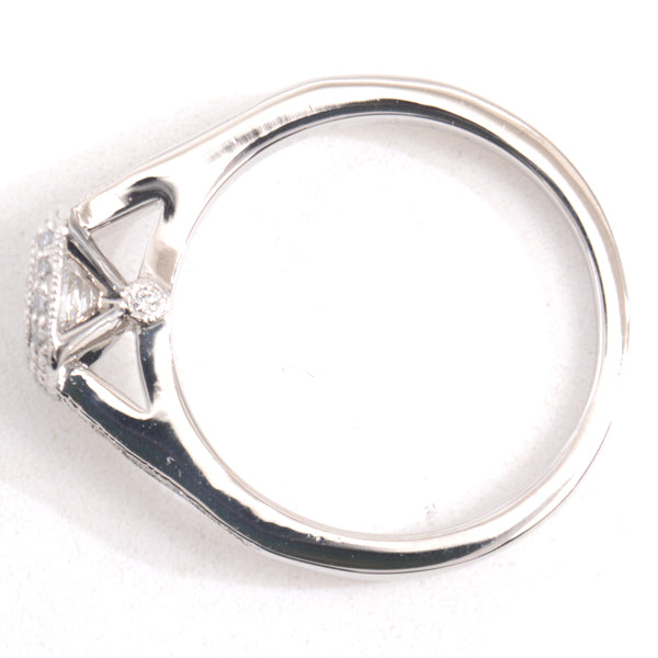 Tiffany & Co PT950 Platinum Diamond Legacy Ring D0.40ct Size 10 in Great Condition