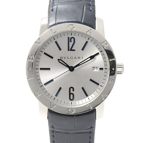 Bvlgari Men's Automatic Watch BB39S Silver Dial