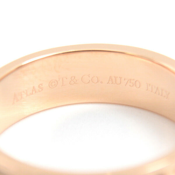 Tiffany Atlas 3P Diamond Ring Pink Gold