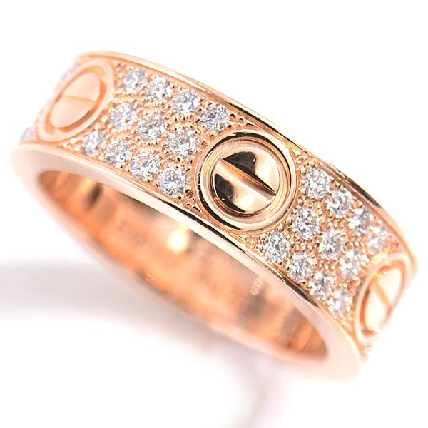 Cartier Love Ring 750PG Diamond 55 Pink Gold