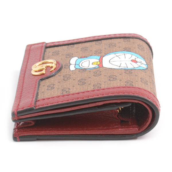 Gucci PVC Leather Doraemon Card Case Wallet 647788 in Great Condition