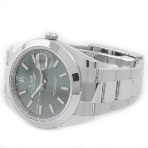 Rolex Datejust 41 Mint Green Dial Automatic Watch