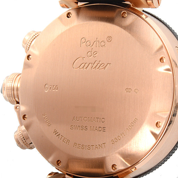 Cartier Pasha Seatimer Chronograph Black Dial Automatic Watch W301980M in Great Condition