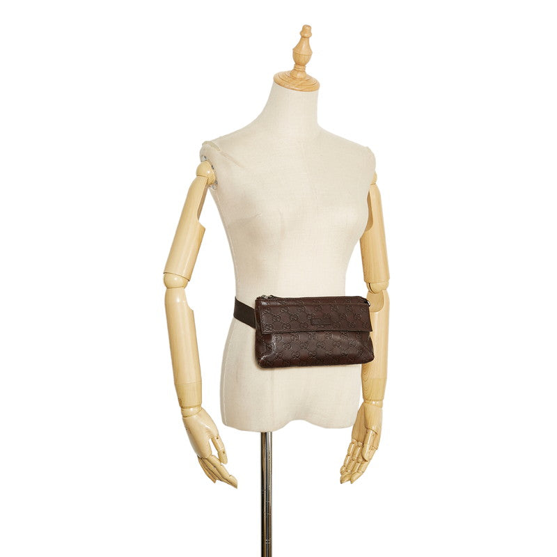 Guccissima Leather Belt Bag 162916