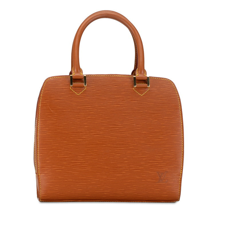 Louis Vuitton Ponneuf Leather Handbag M52058 in Good condition