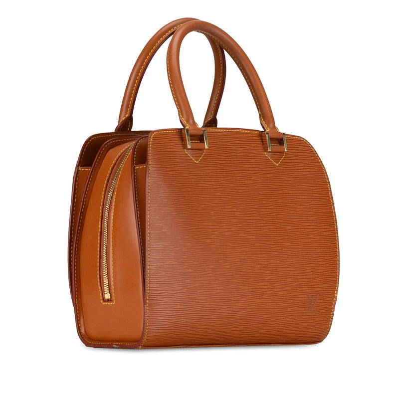 Louis Vuitton Ponneuf Leather Handbag M52058 in Good condition