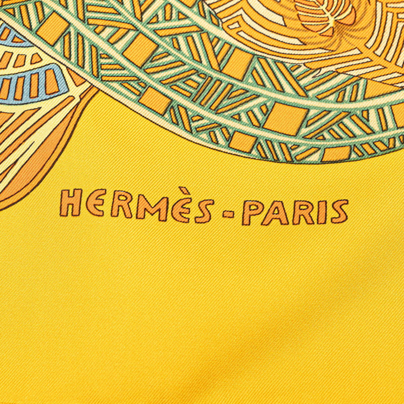 Hermes Carre 90 Art des Steppes  Canvas Scarf in Good condition