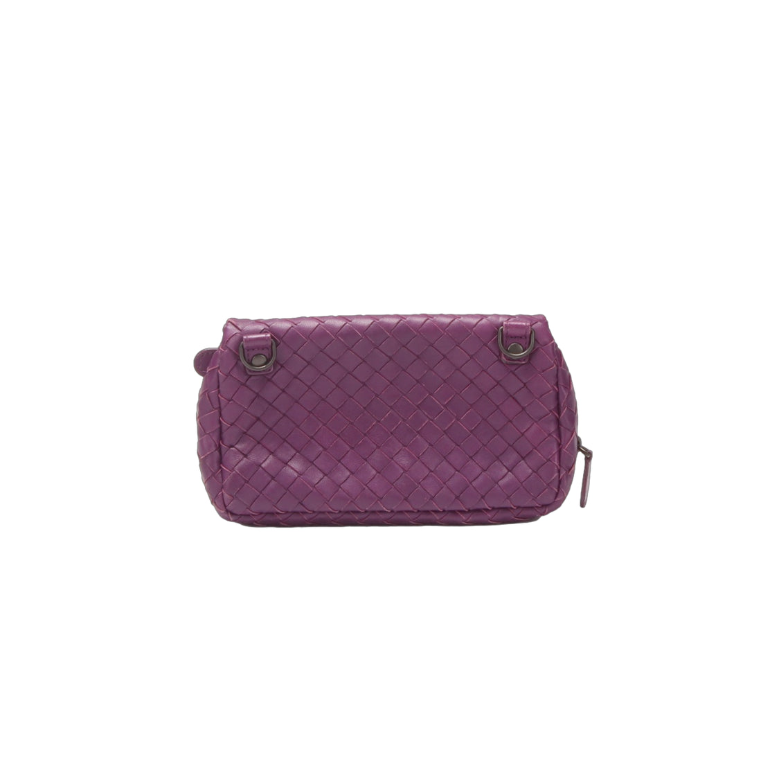 Nappa Intrecciato Mini Expandable Crossbody Bag