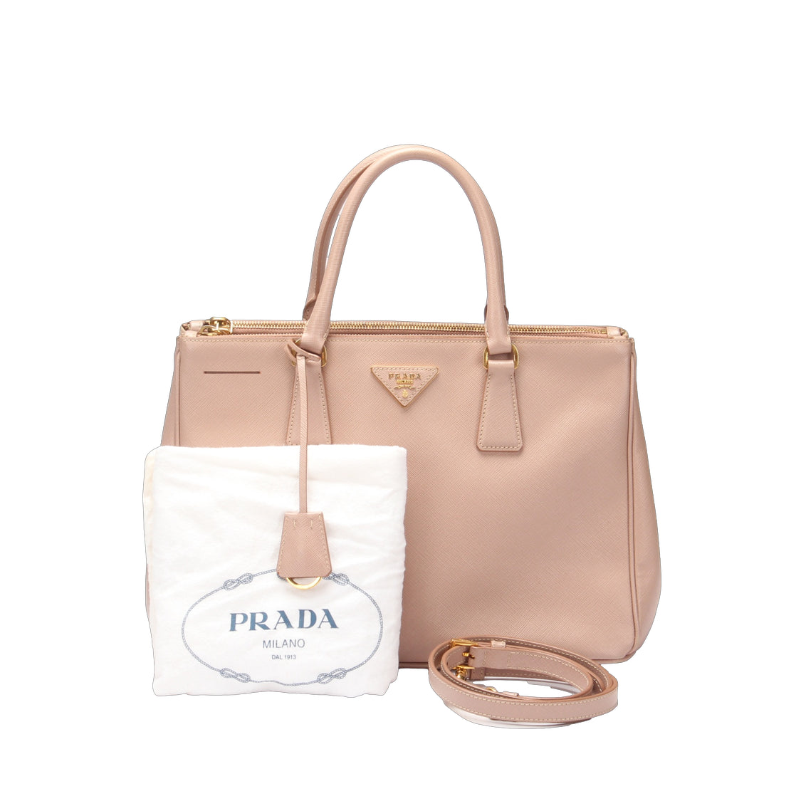 Saffiano Galleria Double Zip Handbag