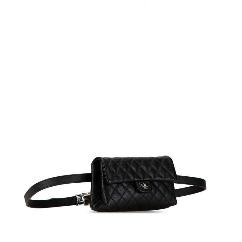 Chanel Caviar Matelasse Waist Bag Black