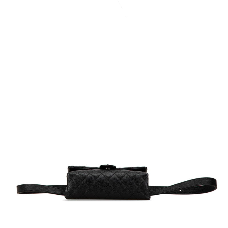 Chanel Caviar Matelasse Waist Bag Black