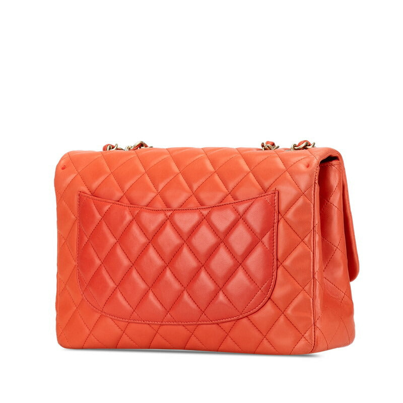 Chanel Matelasse 30 Chain Shoulder Bag Orange