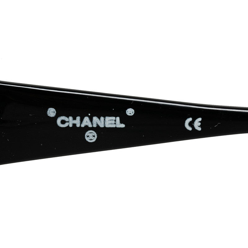 Chanel Coco Mark Sunglasses 02461 91235 Black Plastic in Very Good Condition