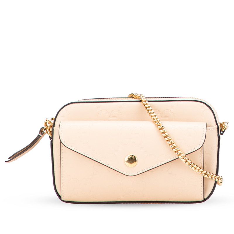 Gucci GG Super Mini Leather Shoulder Bag