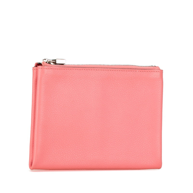 Hermes Atout 14 PM Evercolor Accessory Pouch Pink in Great Condition