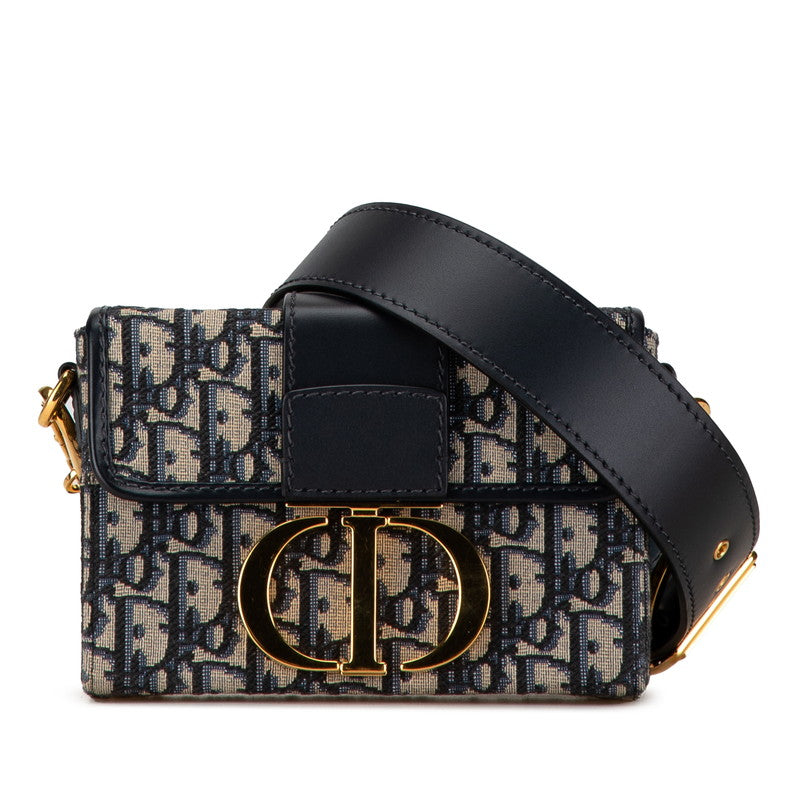 Dior 30 Montaigne Leather Jacquard Shoulder Bag