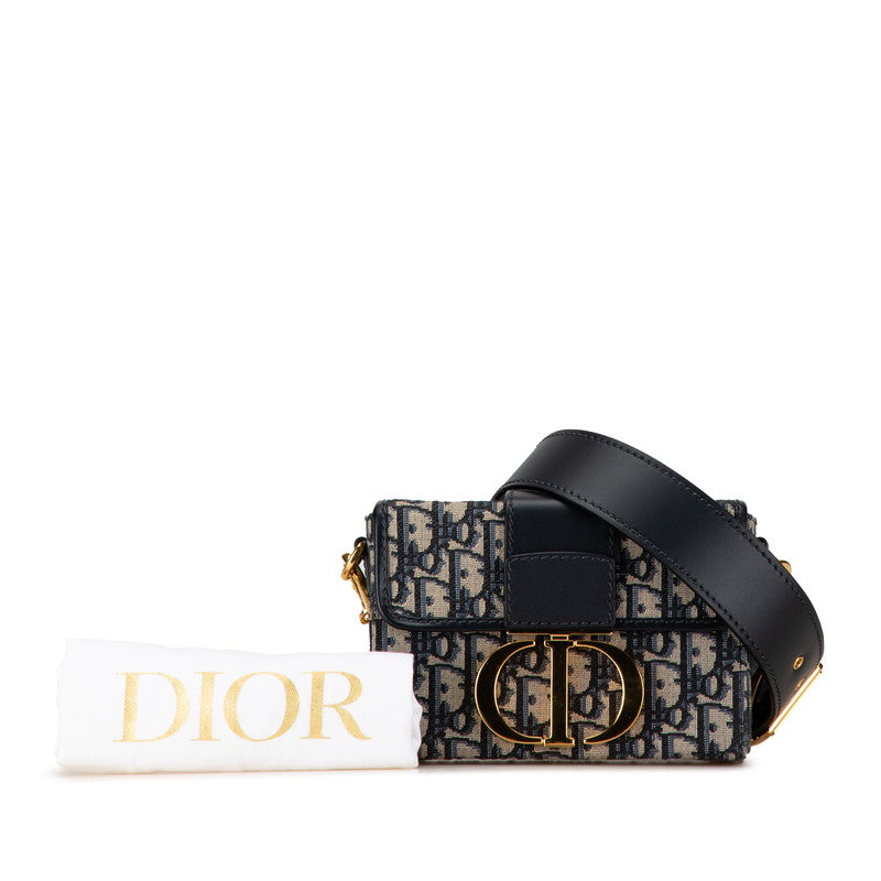 Dior 30 Montaigne Leather Jacquard Shoulder Bag