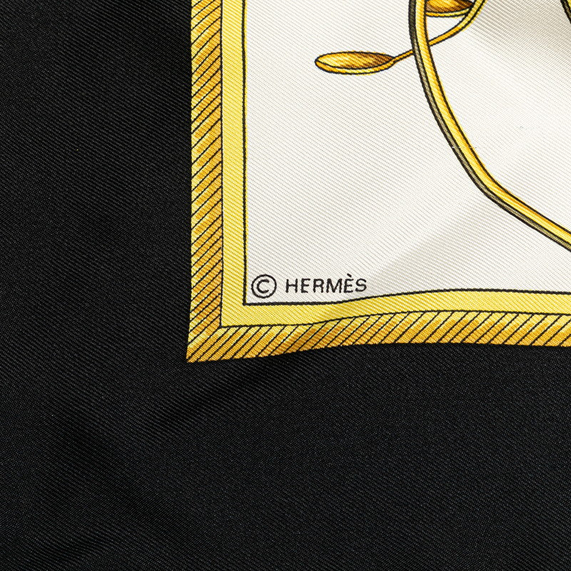 Hermes Silk Scarf LES VOITURES A TRANSFORMATION