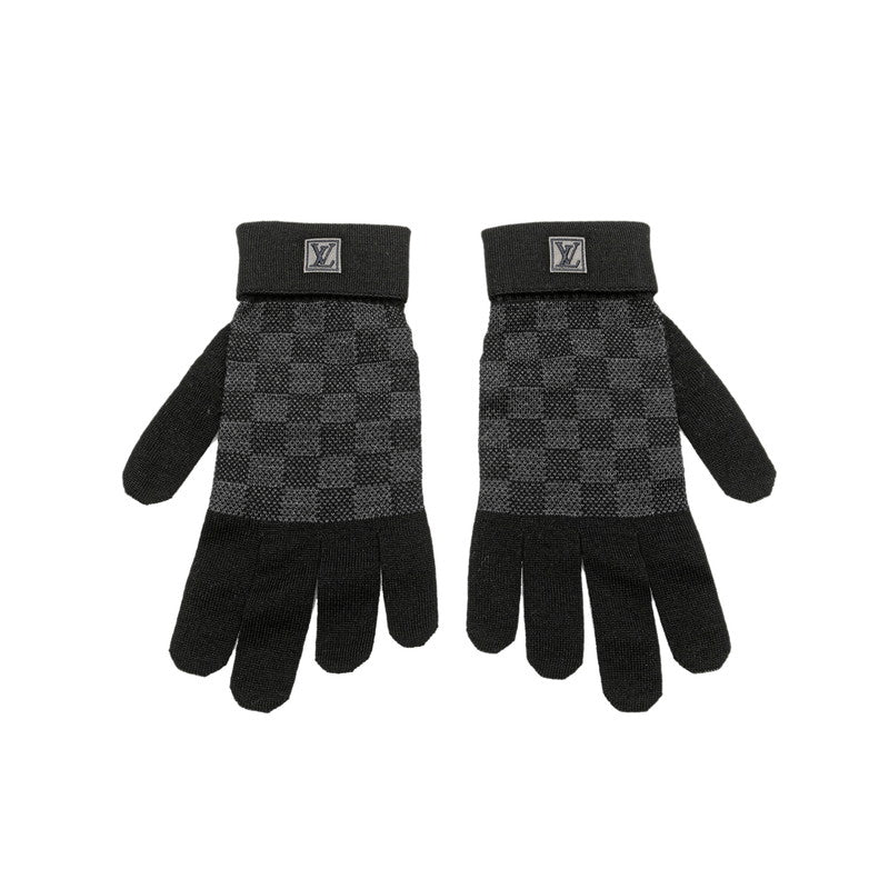 Louis Vuitton Damier Graphite Wool Gloves M70006