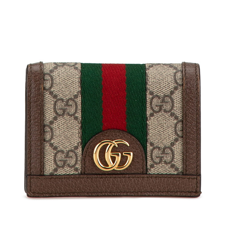 Gucci Ophidia Bifold Wallet PVC Leather