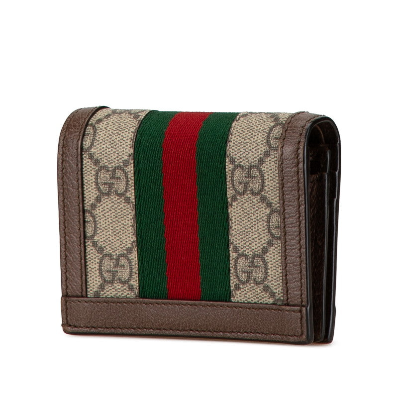 Gucci Ophidia Bifold Wallet PVC Leather