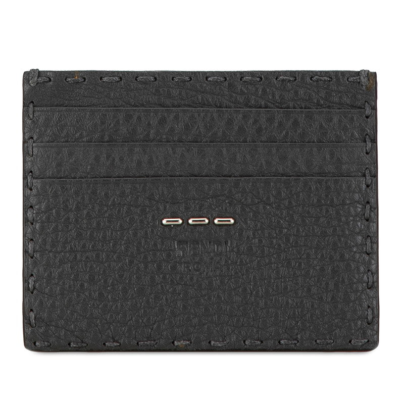 Fendi Leather Card Case Black in Great Condition