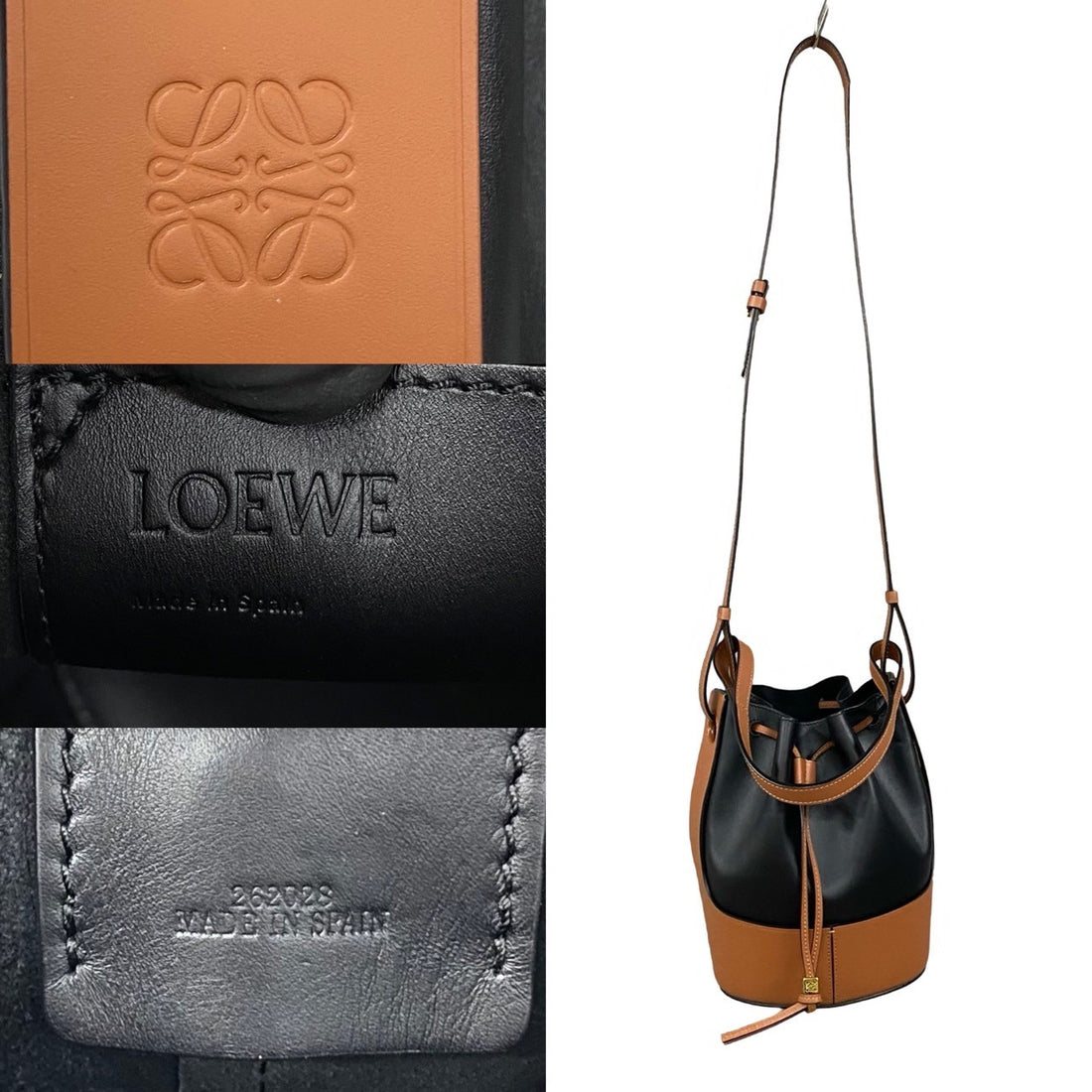 Loewe Leather Drawstring Crossbody Bag Leather Crossbody Bag in Great Condition