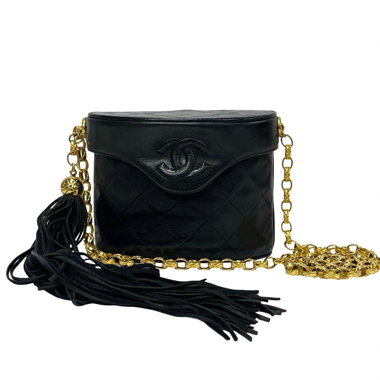 Chanel CC Vanity Crossbody Bag  Leather Crossbody Bag in Very Good Condition