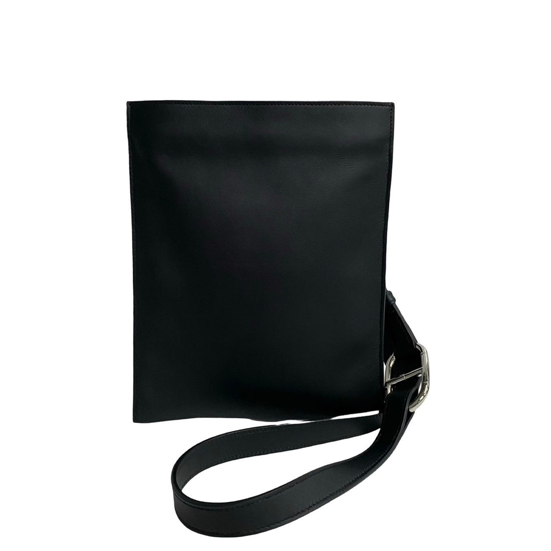 Hermes Swift Shoulder Bag Black 02145