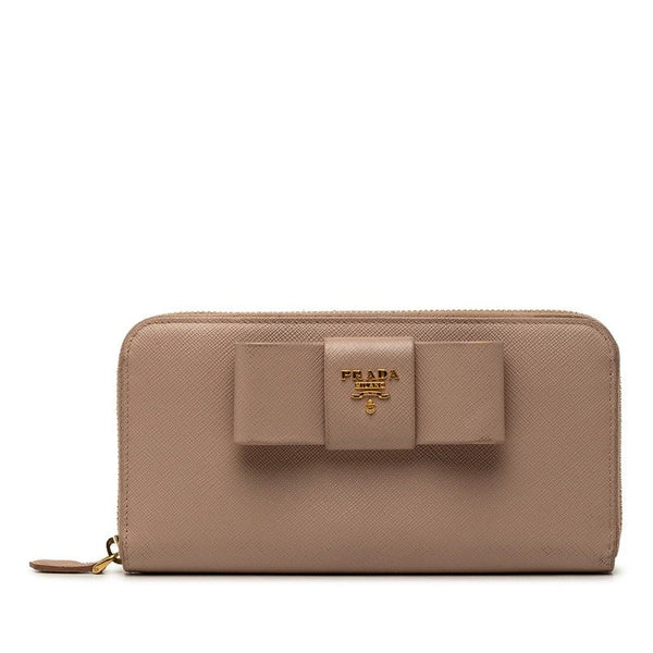 Prada Saffiano Leather Long Wallet