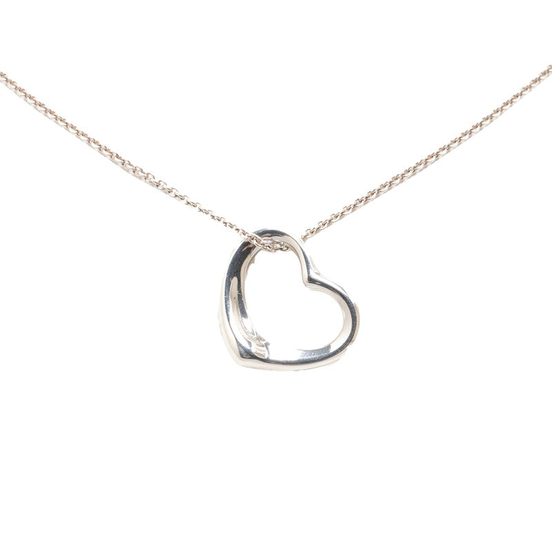 Tiffany & Co Open Heart Necklace Silver