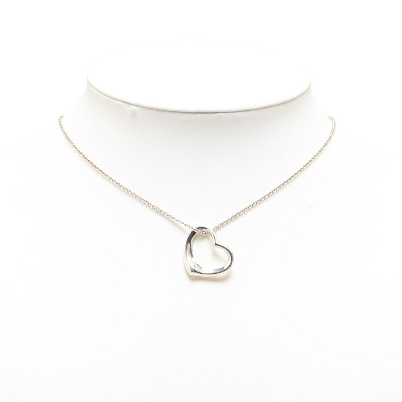 Tiffany & Co Open Heart Necklace Silver